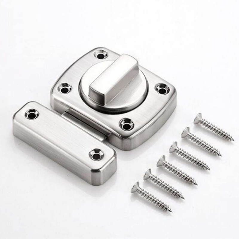 Grendel Putar Grendel Slot Pintu Jendela Metal Slot Pintu Kamar Mandi Grendel Slot Selot Jendela