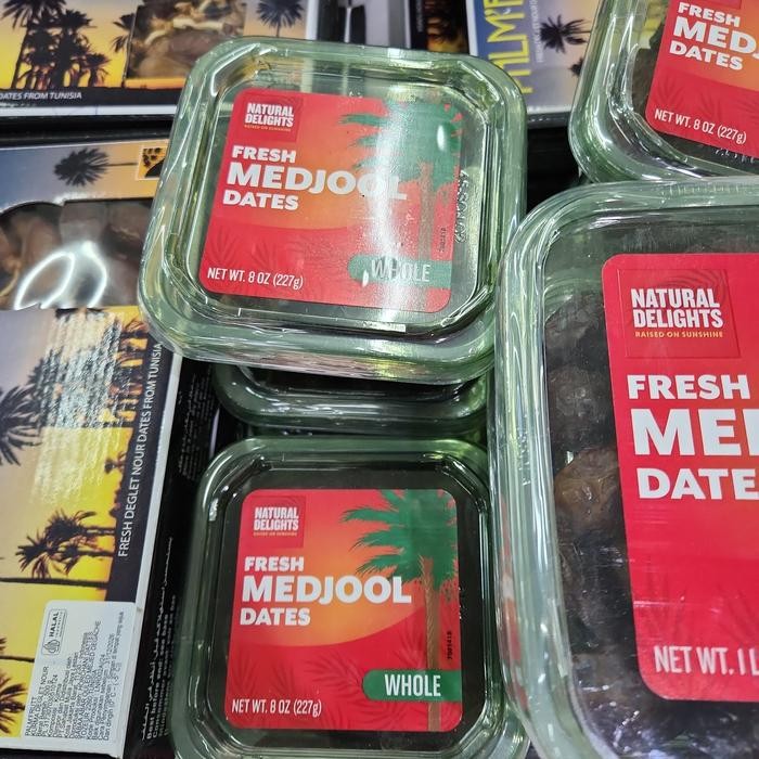 

[TERLARIS] Kurma Medjool Natural Delights USA 227gr , 340gr , 454gr , 907gr , 1 kg, 2kg Manis Makanan Gula - medjool 227gr[TERLARIS ]