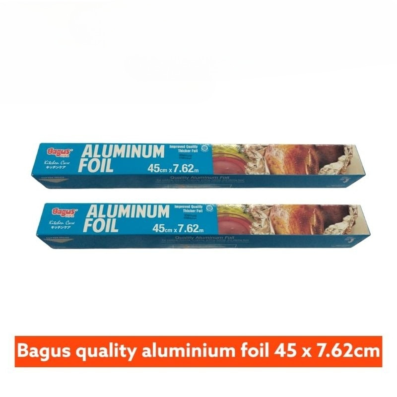 

Bagus quality aluminum foil 45cm x 7.62m