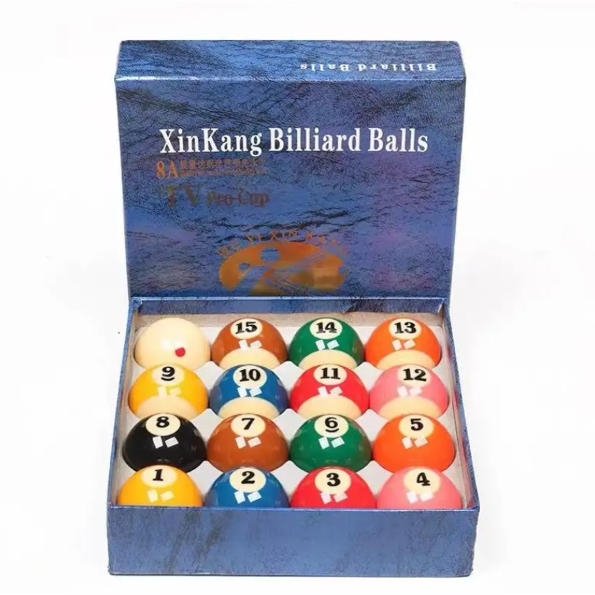 High Quality 8A grade 57.2mm 2-1/4'' billiard game pool ball 16pcs/box