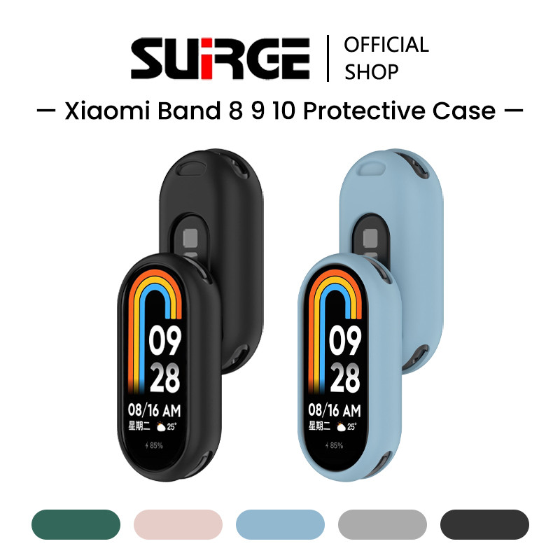 SUIRGE Mi Band 8 9 10 Full Package Protective Case Soft Silicone Case