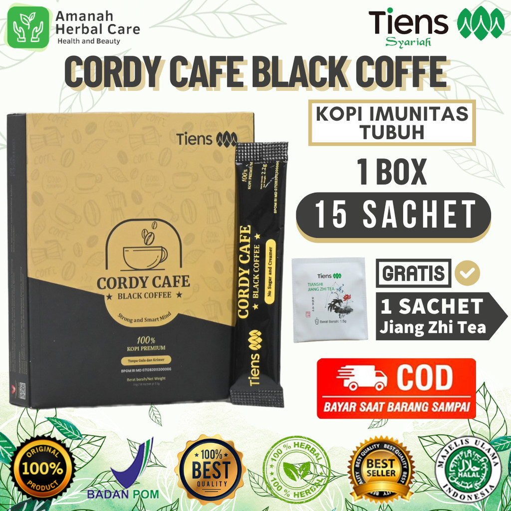 

Cordy Cafe Black Coffe Stamina Pria Kuat Alami - Kopi Hitam Stamina Pria dan Wanita - Cordyseps Kopi Hitam - Tiens Black Coffe - Jamu Stamina - Kopi Hitam Penambah Stamina - Tiens Black Coffe Original Termurah