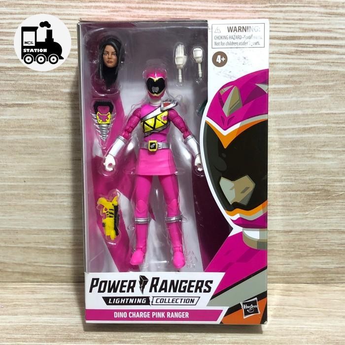 Hasbro Power Ranger Lightning Collection - DINO RANGER FIGURE - Pink