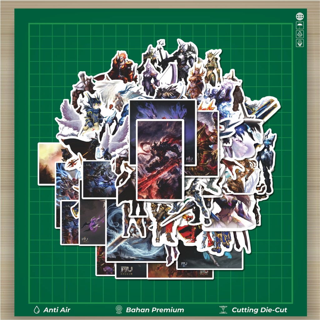 

HOT 50 PCS STIKER Stiker Game Mu Online Char Mix 2 Stiker Fashion Cars Decal Dingin Kartu Album Custom Vinyl Anti Air- Sticker Aesthetic Buku Journal Koper Casing HP Tablet Laptop Helm Motor Botol Minum