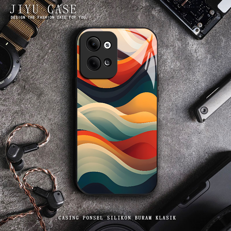 Soft Case glossy kaca for vivo s1 v15 v19 v20 v21 v21e v23 v25 v27 v29 v17 pro android casing hp y02