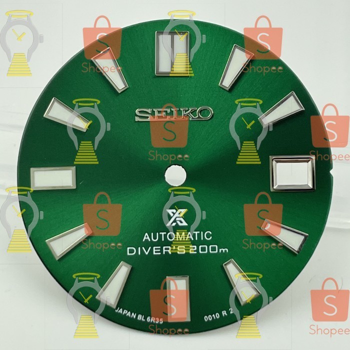 Seiko Mod New 62mas Dial 28.5mm NH35 (Lume Hijau)