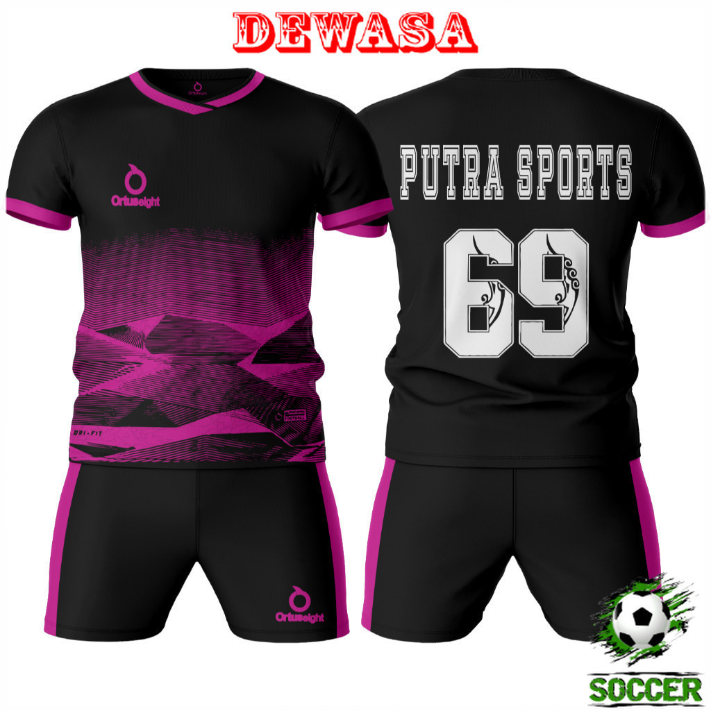 COD Jersey Original Simpel Dewasa Setelan Outfit Futsal Keren Baju Bola Badminton Custom