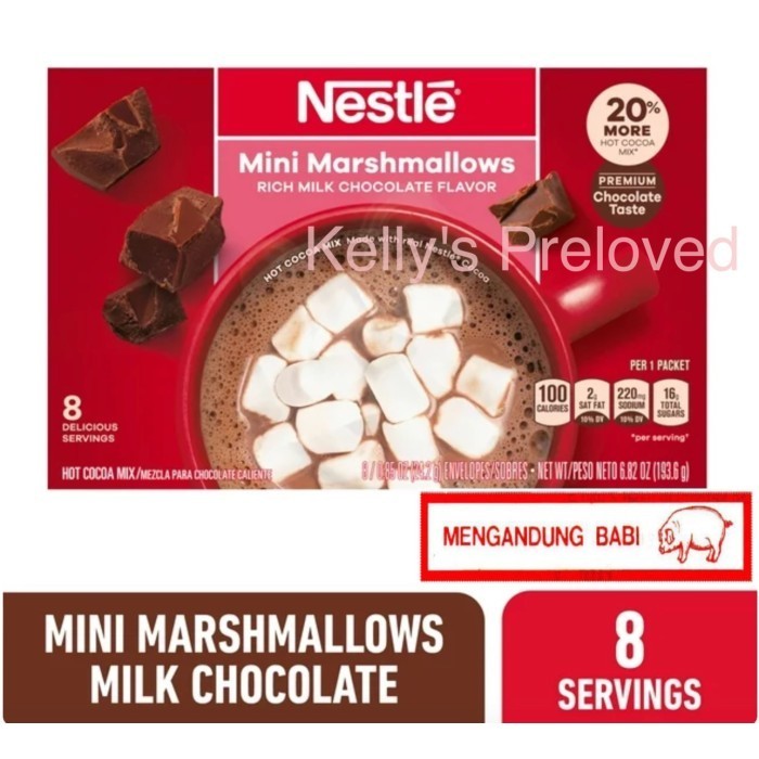 

NESTLE RICH MILK CHOCOLATE WITH MINI MARSHMALLOW | HOT COCOA MIX | USA