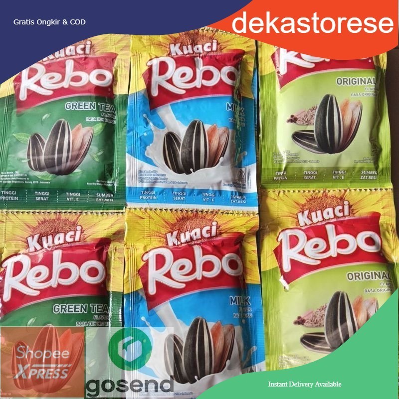 

Kuaci Rebo rencengan Original / Salted Caramel / Milk / Green Tea (10 gr)