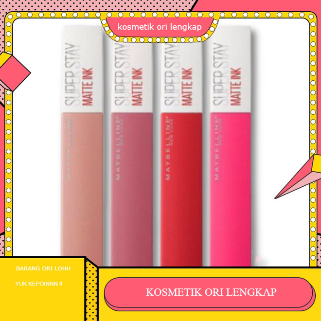 MAYBELLINE Super Stay Matte Ink | lipstik maybelline.