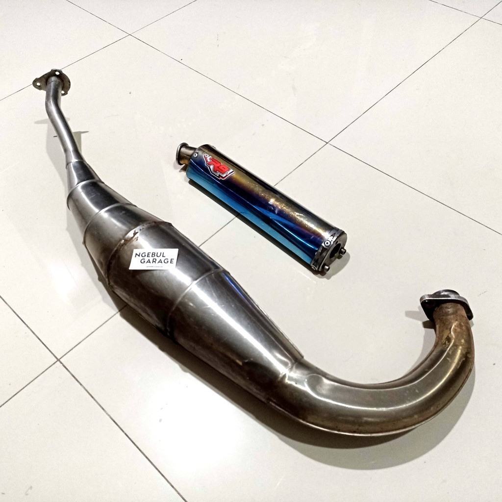 Knalpot R9 Sentul Ninja R Kis SS Stainless KAWAZAKI COPOTAN ASLI R9