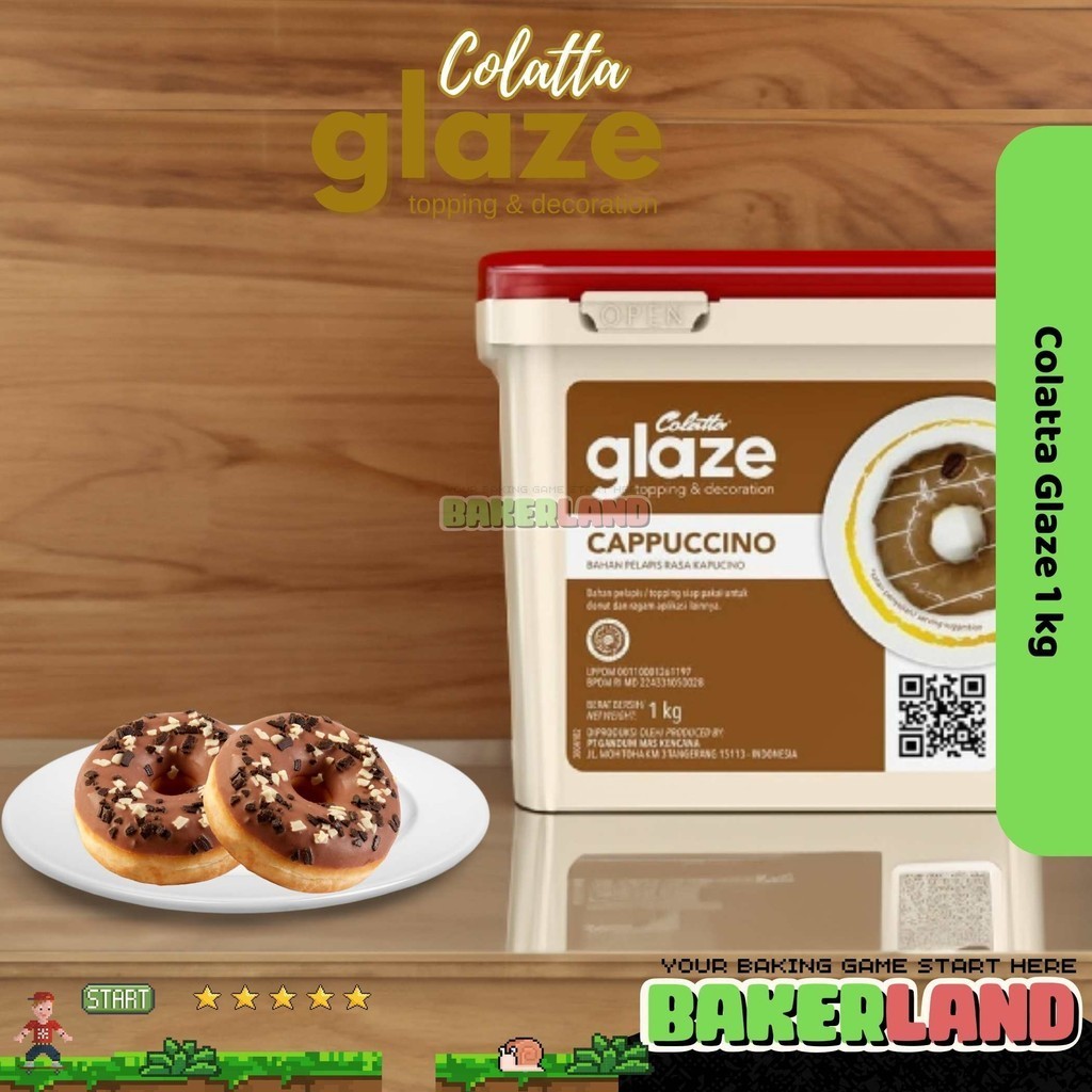 

Colatta Glaze Cappuccino / Selai Cappuccino 1kg / Selai Roti / Topping Selai Colatta Glaze