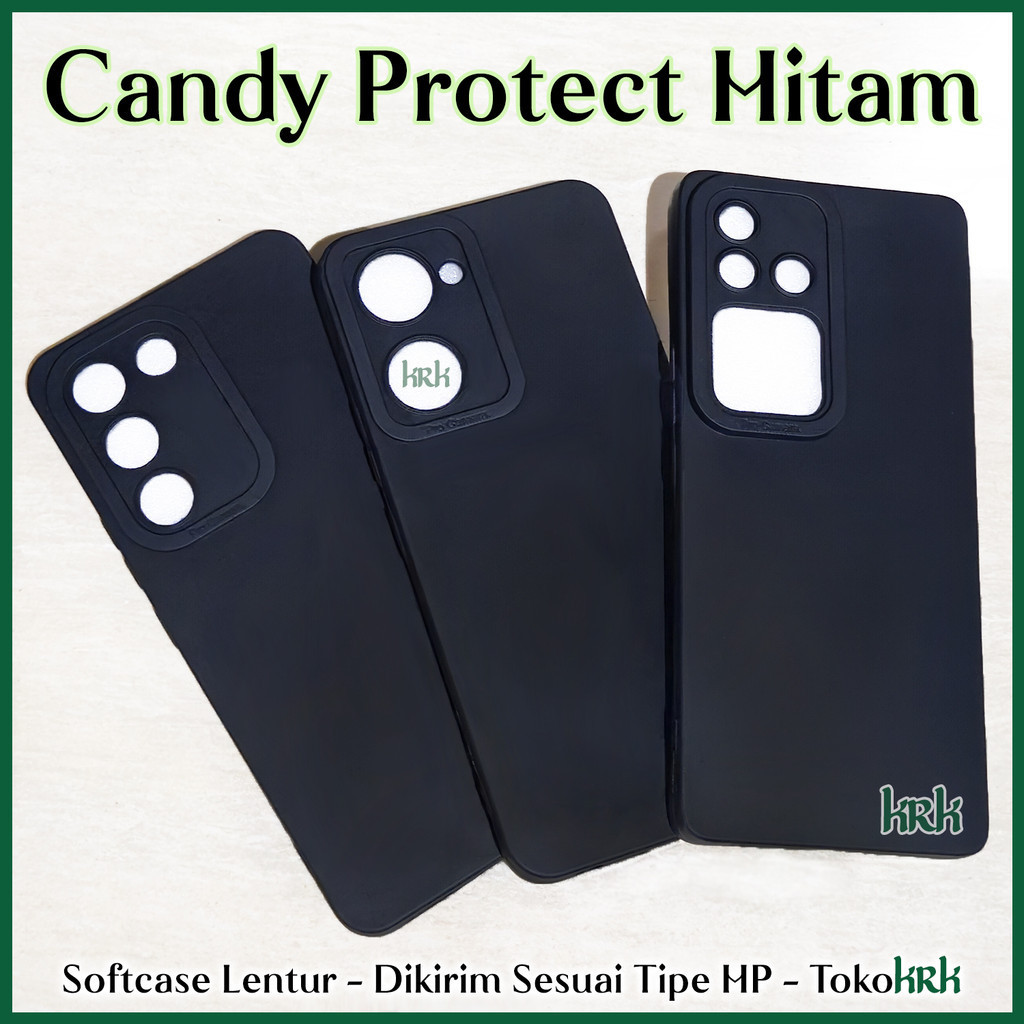 KRK Candy Protect Hitam Vivo 1609 1601 1606 1611 1612 1713 1716 1718 1723 1724 Case Black Silikon So