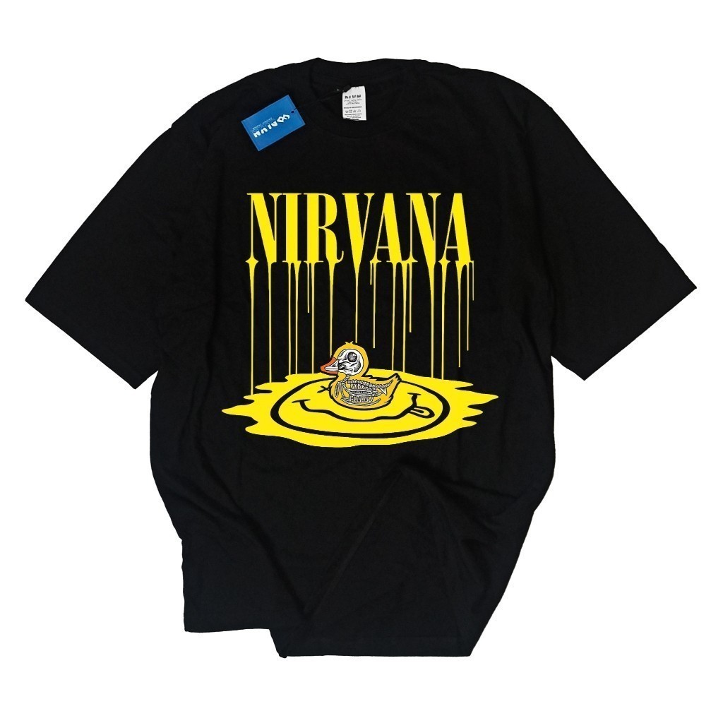 Toko Kaos - Dlvn - Nirvana│Kaos Nirvana Oversize │nirvana t shirt │baju nirvana original │kaos nirva