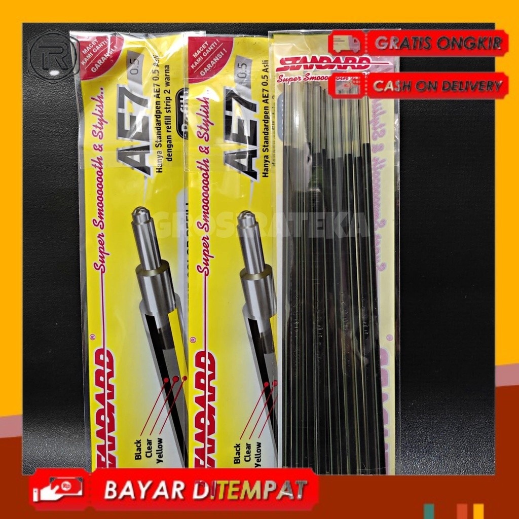 

ISI ULANG BALLPOINT, ISI BP STANDARD AE7 HITAM