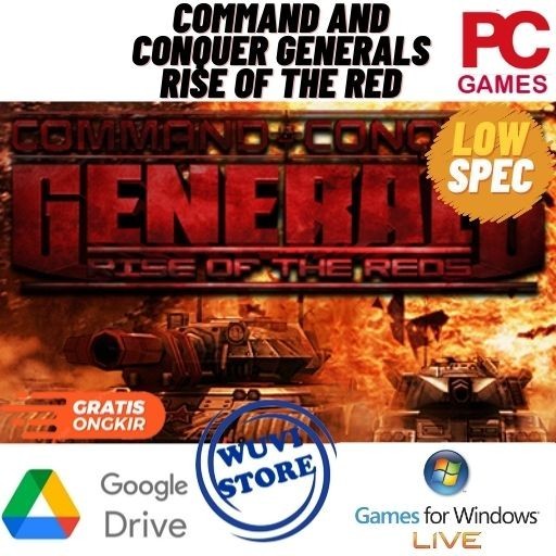 Game PC Command and Conquer Generals Rise of The Red | GAME PC Ringan Full Version | GAME LAPTOP