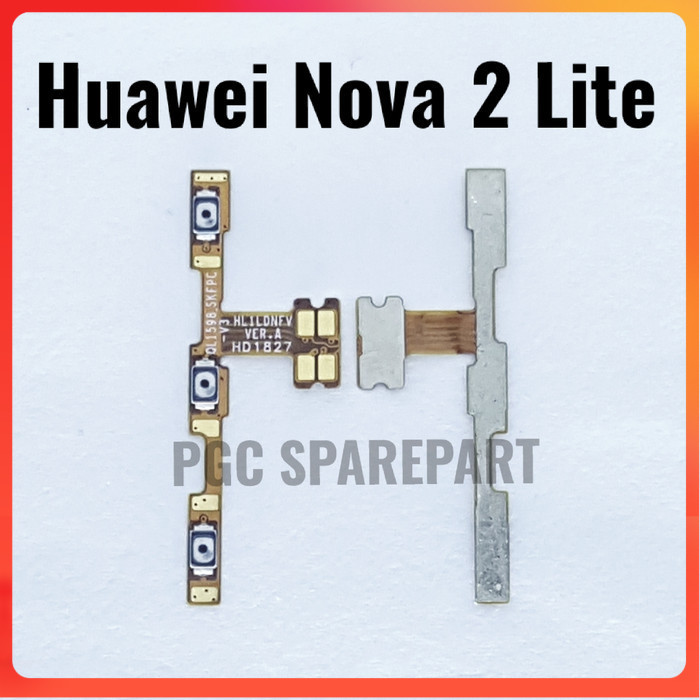 Original Flexible Konektor Volume Power On Off Huawei Nova 2 Lite