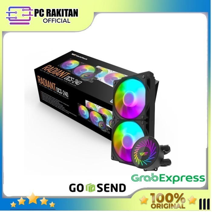 DARKFLASH Liquid Cooler Radiant DCS 240 Liquid CPU Cooler