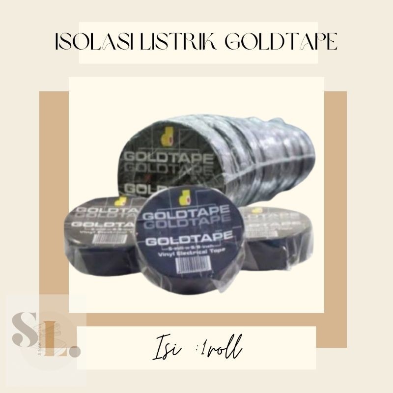 

ISOLASI LISTRIK GOLDTAPE / ISOLASI HITAM GOLD TAPE