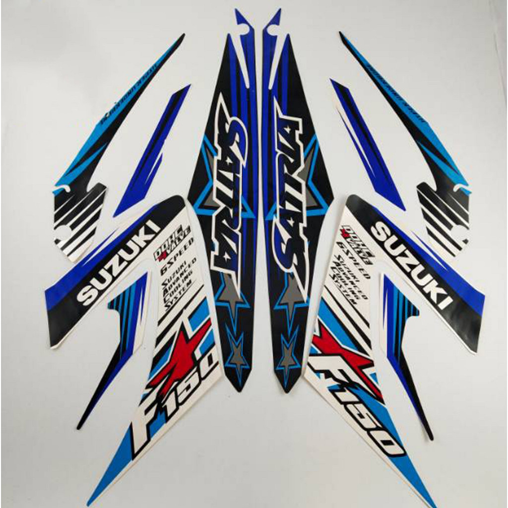 Striping standart Satria FU 2014 - List Standar Satria FU 2014 - Sticker Standar Satria FU 2014 Berk