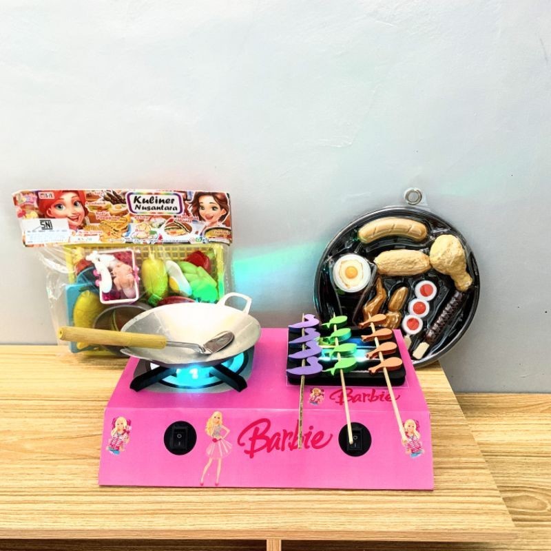 Kompor LED Mainan Bisa Nyala / Mainan Kompor LED / Kompor Mainan Anak - KP