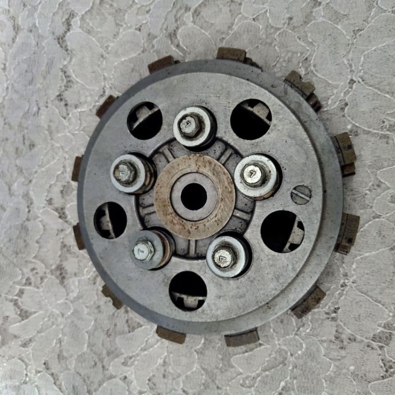 Kopling rumah kopling satu set + Kampas Kopling Satria FU Original copotan