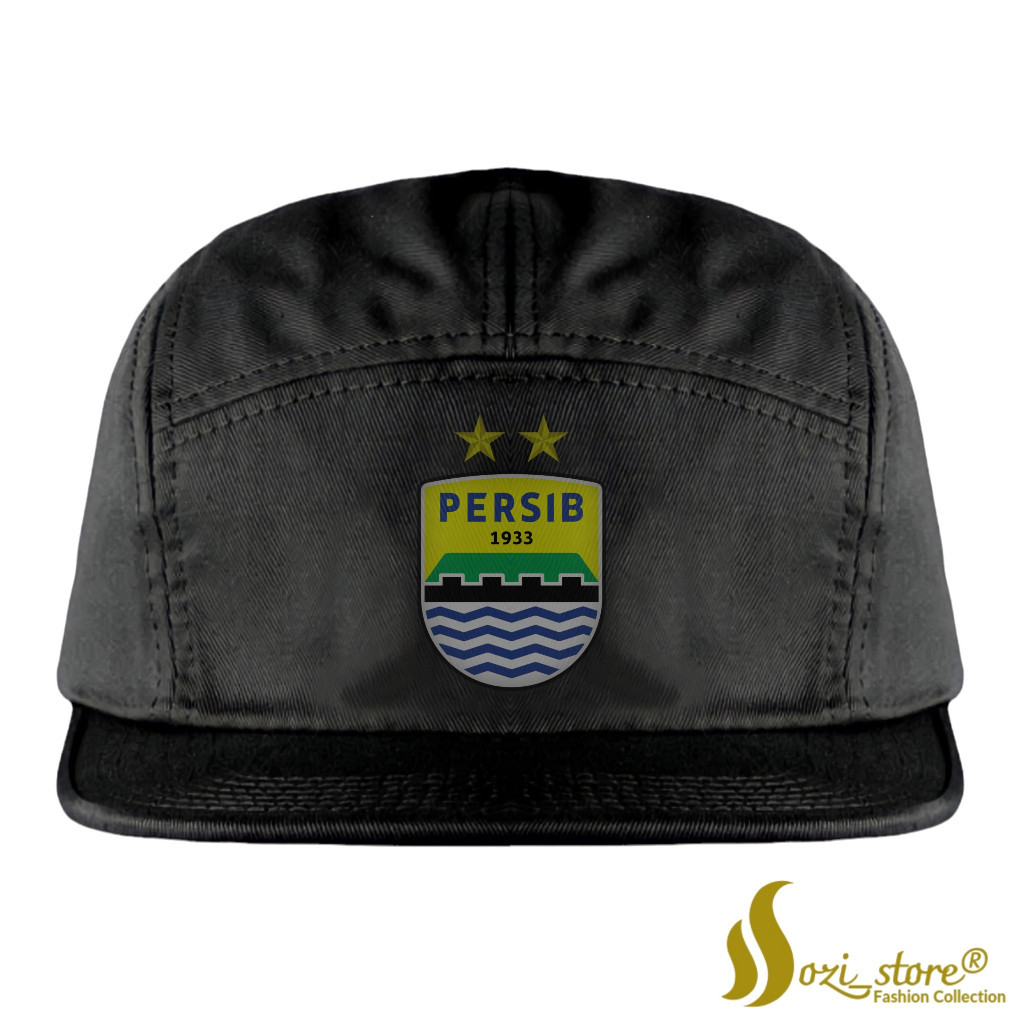 Topi 5 Panel Distro Logo Persib Bandung Topi Snapback Panel 5 Polocaps Panel Dewasa Unisex Pria Dan 