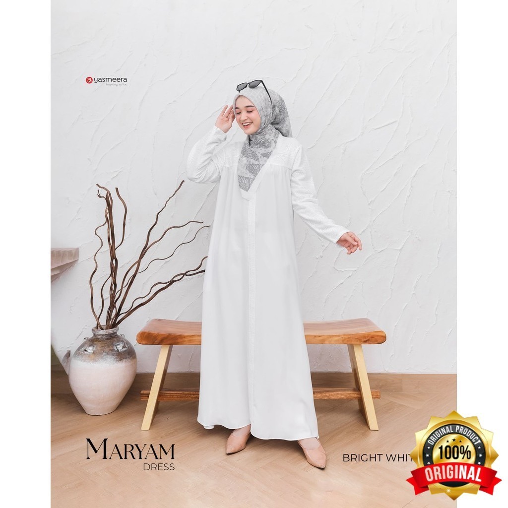 YJO - YASMEERA Gamis Terbaru Gamis Maryam Gamis Hitam Gamis Putih Original