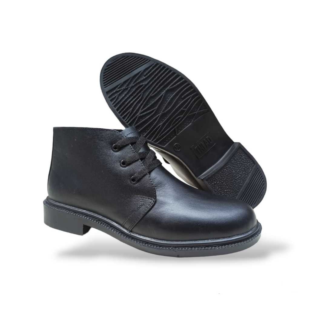 Sepatu PDH Kulit Sapi ASLI 100%Sepatu PDH DINAS TNI POLISI POLRI Satpam Security Sepatu PDH Tali
