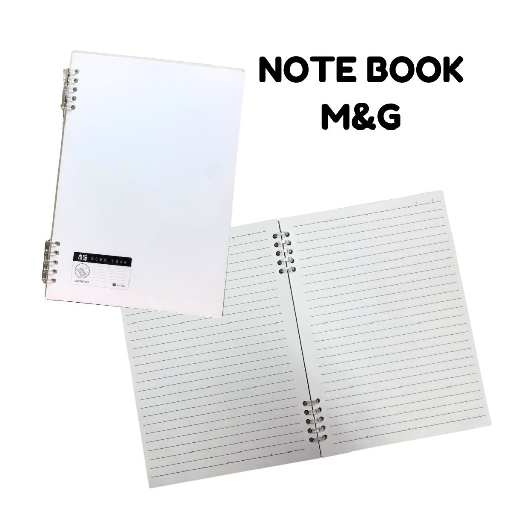 

Notebook Spiral M&G Buku Tulis Catatan #XB5691 Ukuran B5 Diary Agenda Transparan 60 Lembar Bisa di Refil SHABQ