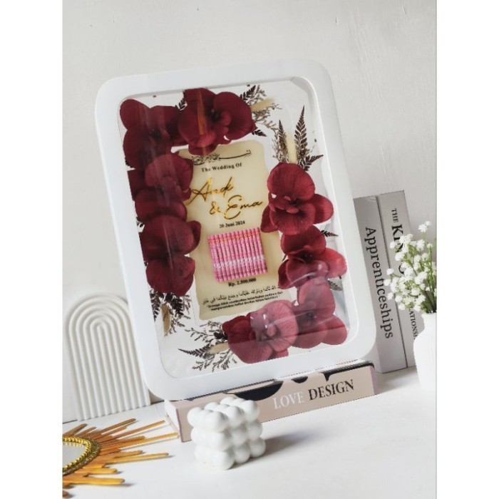 Mahar Pernikahan Akrilik / Mahar Anggrek / Mahar Bunga Anggrek Cantik Murah