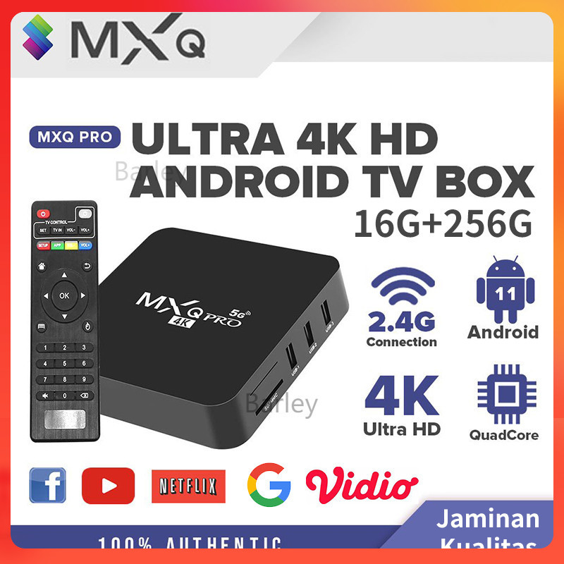 MXQ Pro Tv Box 4k 5g 16g+256gb Android 11 Tv Box Android Stb Android TV Box Set Top Box Tv Digital T