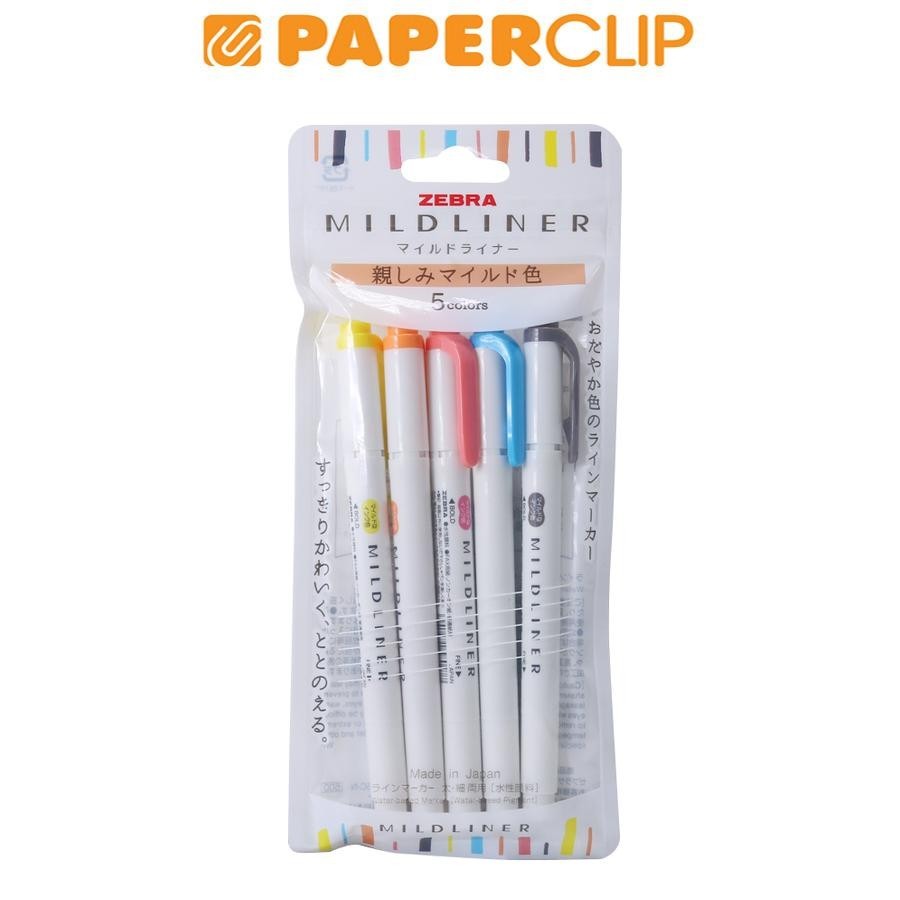 

HIGHLIGHTER ZEBRA MILDLINER WKT7-N-5C FRIENDLY SET