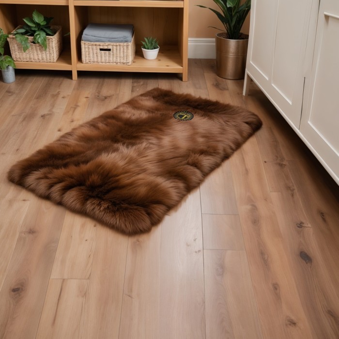 SAJADAH BULU RASFUR UKURAN 115X65X3,5CM ANTI SLIP LP