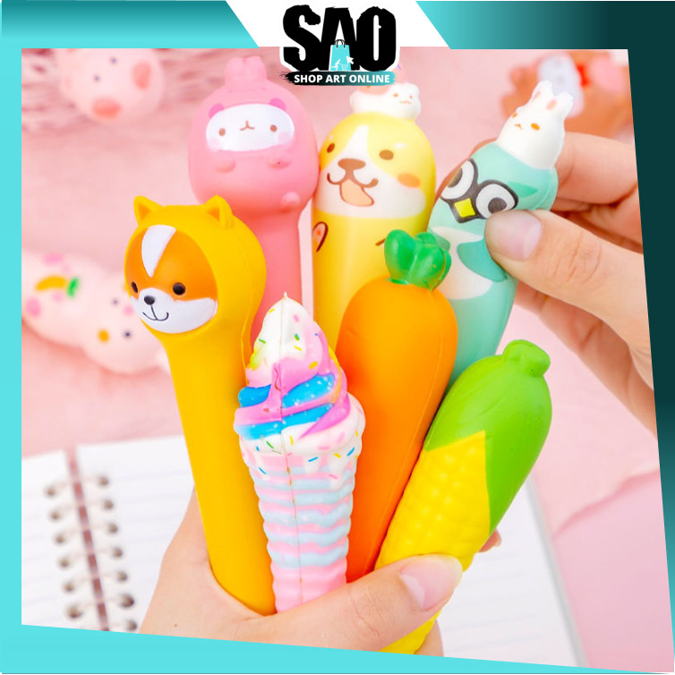 

SAO - S6265 Ballpoint Squishy Lucu / Pena Gel Squishy / Pena Kartun Lucu Squishy