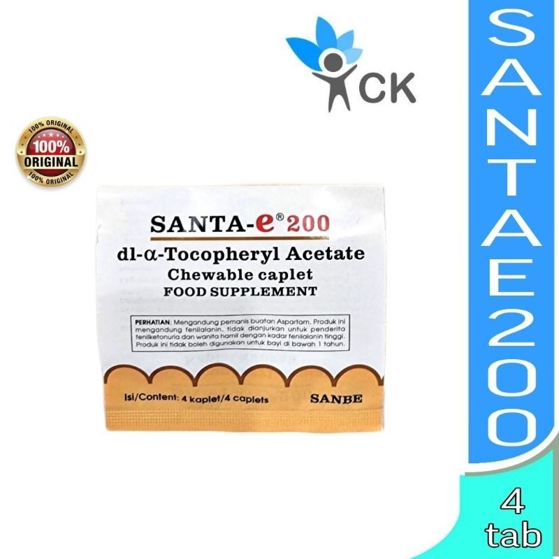 SANTA-E 200 MG STRIP @ 4's