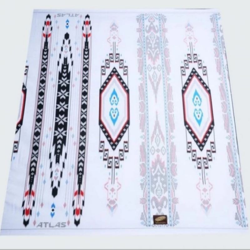 Sarung Atlas Idaman Putih