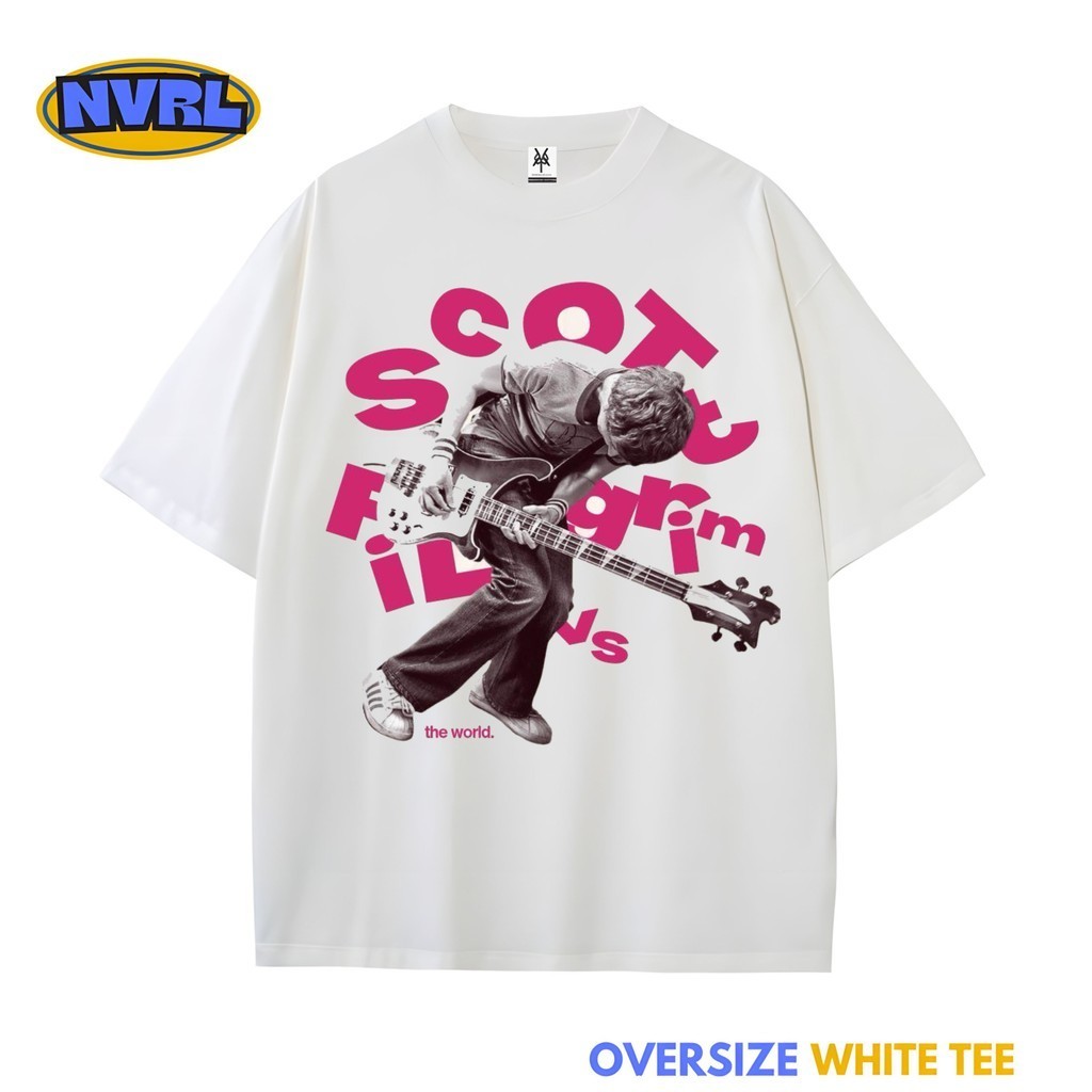 Kaos oversize scott pilgrim vs the world vintage tee