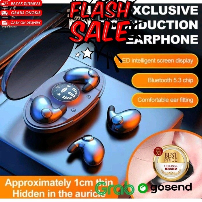 invisble SLEEP WIRELESS EARPHONE WATERPROOF DD