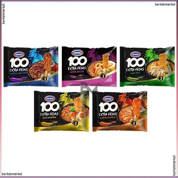 

Gaga Mie Goreng Extra Pedas Goreng Kuah