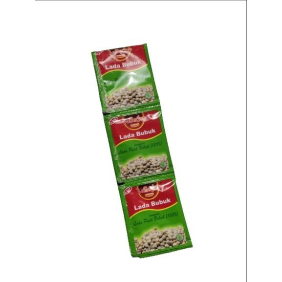

1renceng 12pcs La sedaap lada bubuk 100%
