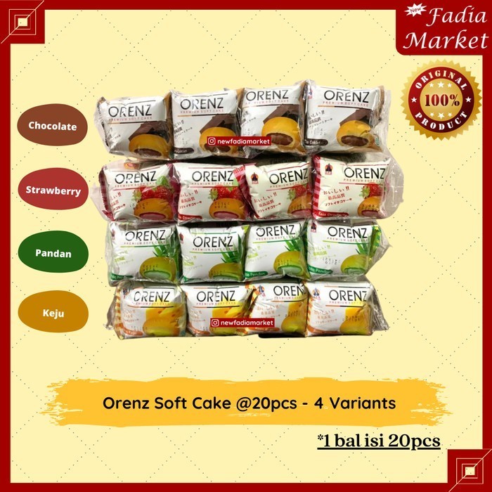 Orenz Premium Soft Cake isi 20pcs