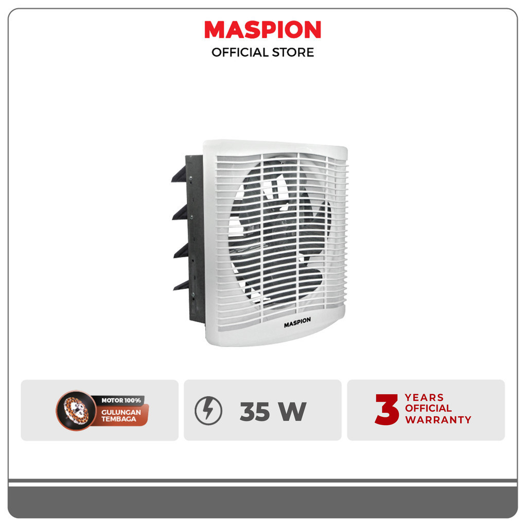 Maspion Ventilating Exhaust Fan Kipas Ventilasi 12 Inch MV-301 NEX