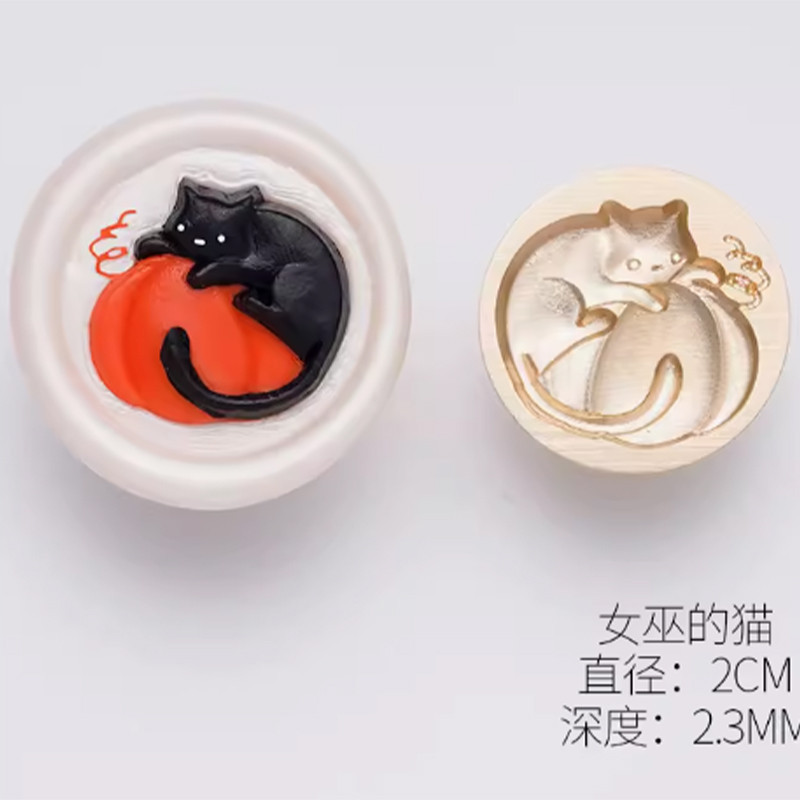 

Personalized Cat's paw Fire Seal Copper Head 3d Relief children's stamp Envelope Invitation Wax Seal Stamp Handmade DIY Toy