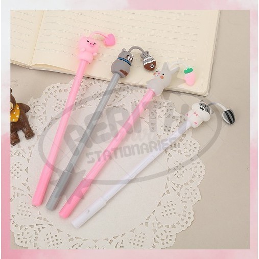

A Pena Gel Karakter Binatang Pen Hewat Lucu Pulpen Gel Kualitas