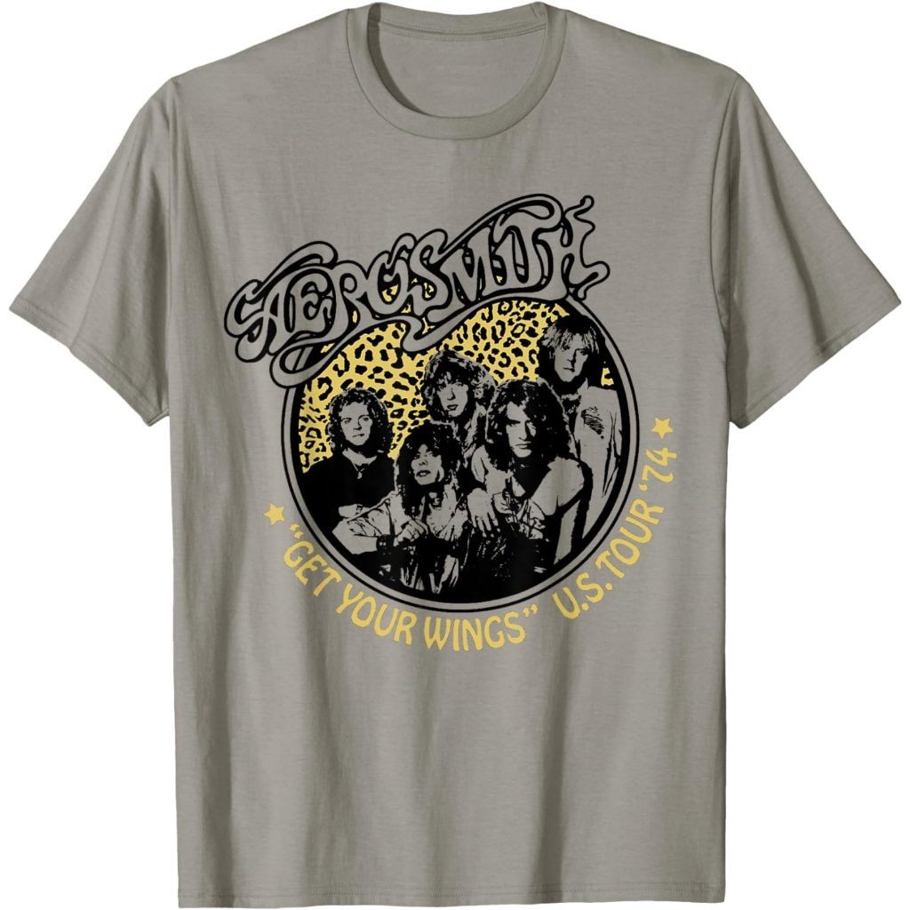Baju Kaos  Aerosmith - Wings Tour '74 T-Shirt