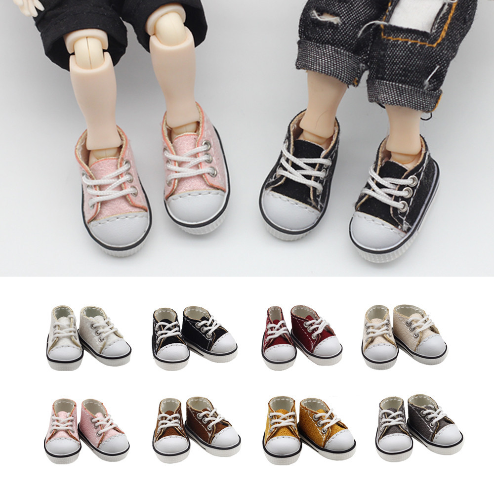 Ob11 DOD Doll Canvas Shoes Sports Shoes With Shoelaces Doll Accessories For Molly, Obitsu 11 Holala,