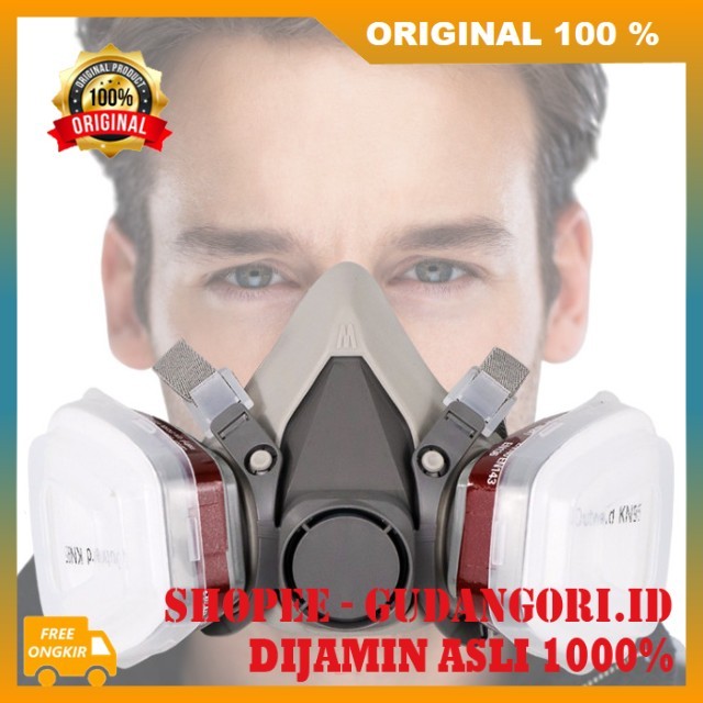 Respirator Half Mask Masker Respirator Masker Cat Semprot Respirator Masker Gas Respirator ORIGINAL