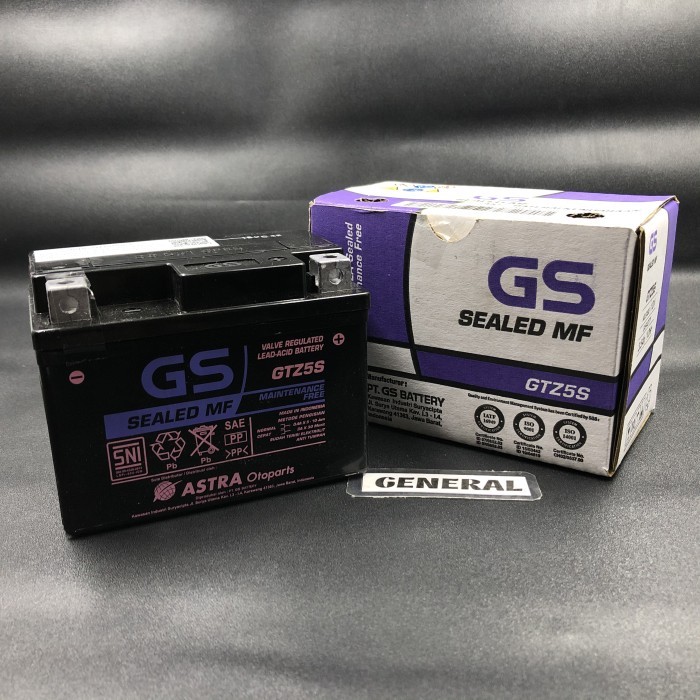Aki Motor GS Astra GTZ5S Beat Vario Karisma Mio J Xeon Vixion Verza