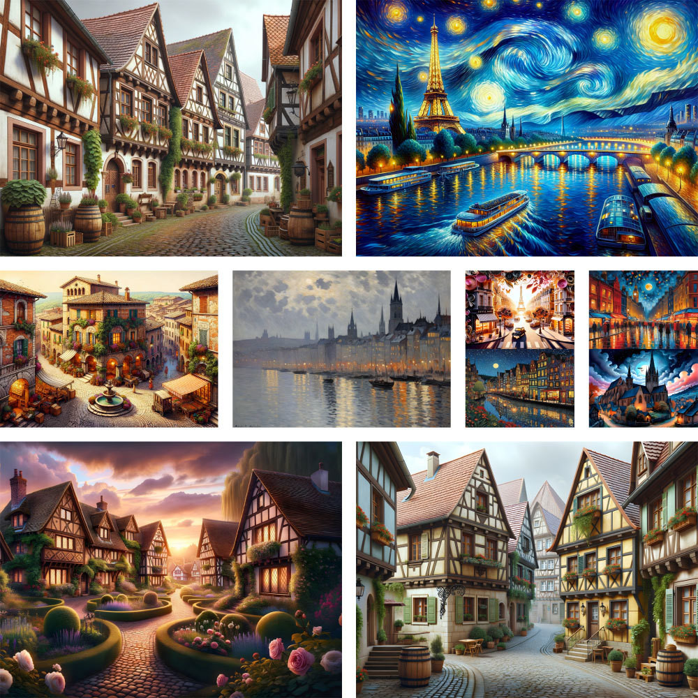 

Landscape City Night DIY Painting By Numbers Complete Kit Acrylic Paints 50*70 Oil Painting Loft Wall Picture For Kids Wholesale